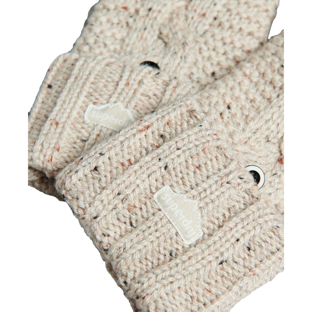 Superdry Vintage Cable Gloves - Unisex Winter Gloves - Mittens