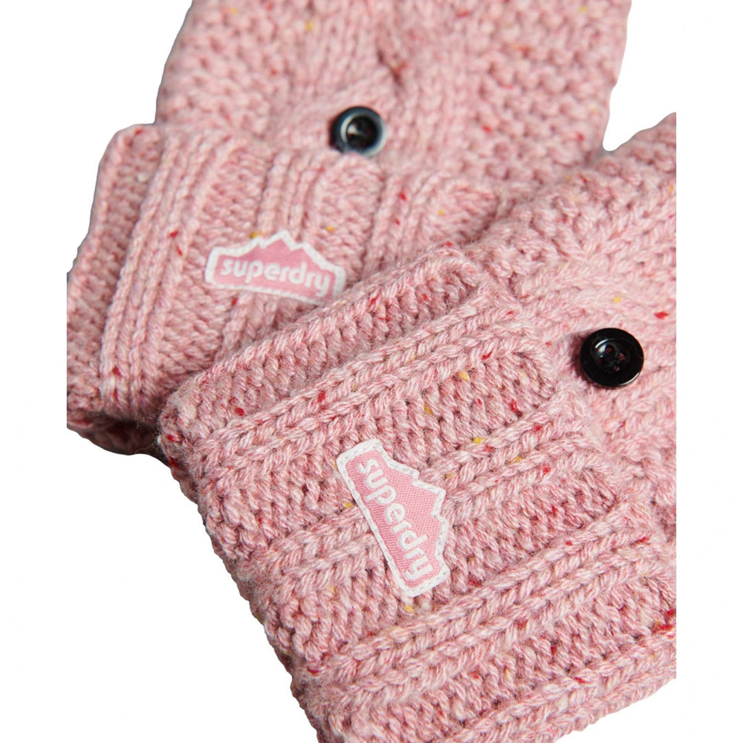Superdry Vintage Cable Gloves - Unisex Winter Gloves - Mittens