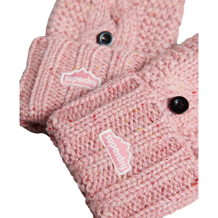 Superdry Vintage Cable Gloves - Unisex Winter Gloves - Mittens