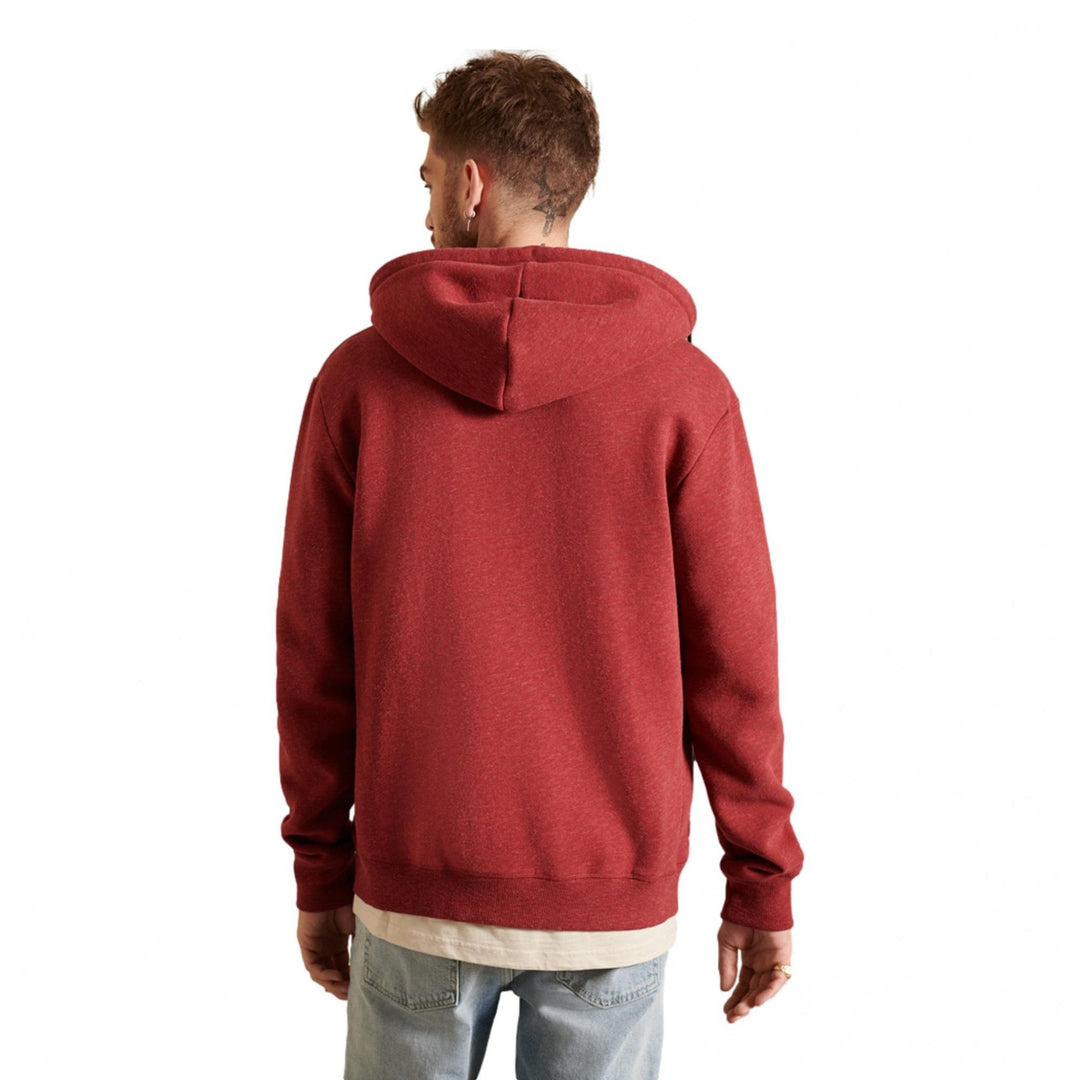 Superdry Logo Embroidered Zip Hoodie - Men&