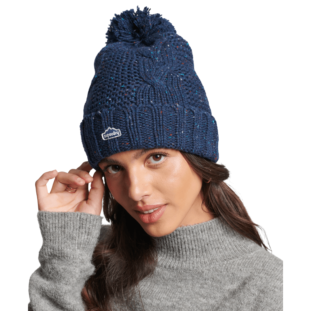 Superdry Knit Bobble Beanie - Women&