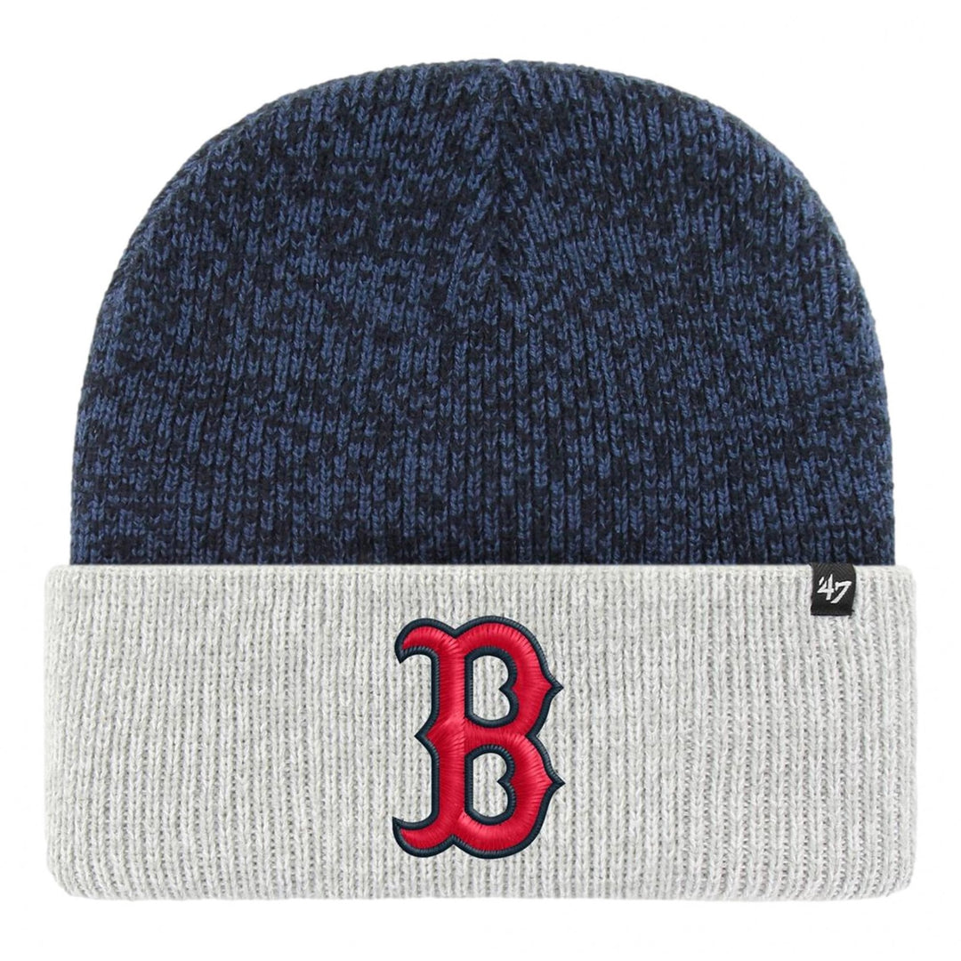 47 MLB Boston Red Sox Two Tone Brain Freeze Cuff Knit Beanie