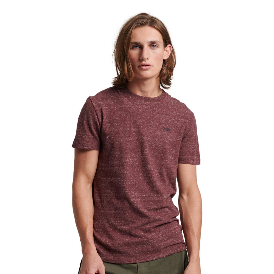 Superdry Mens Organic Cotton Essential Micro Logo T-Shirt