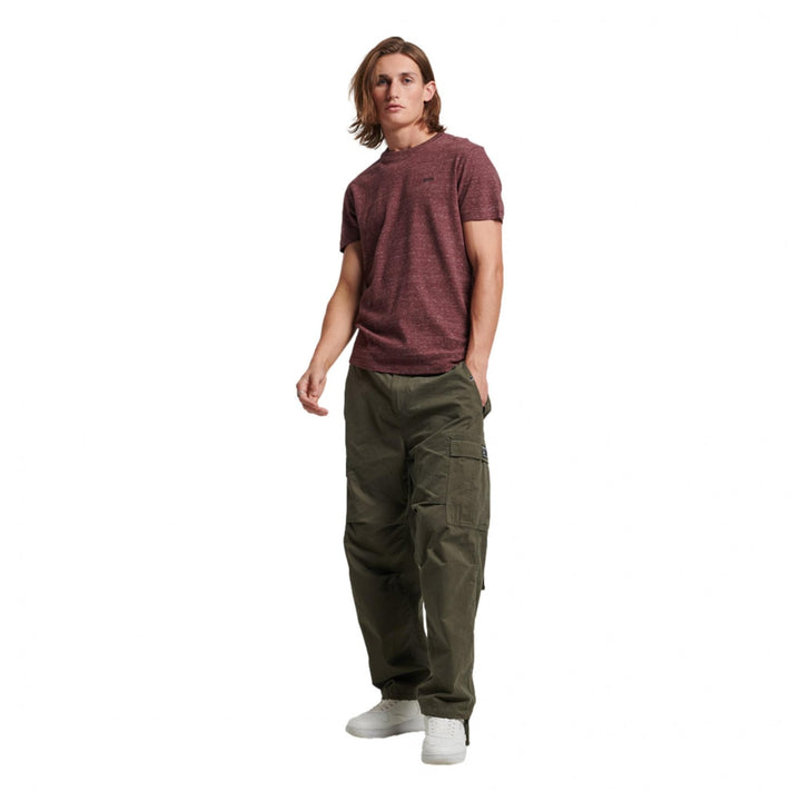 Superdry Mens Organic Cotton Essential Micro Logo T-Shirt
