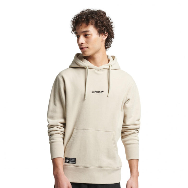 Superdry Code Micro Logo Hoodie - Mens Pullover Hoodie