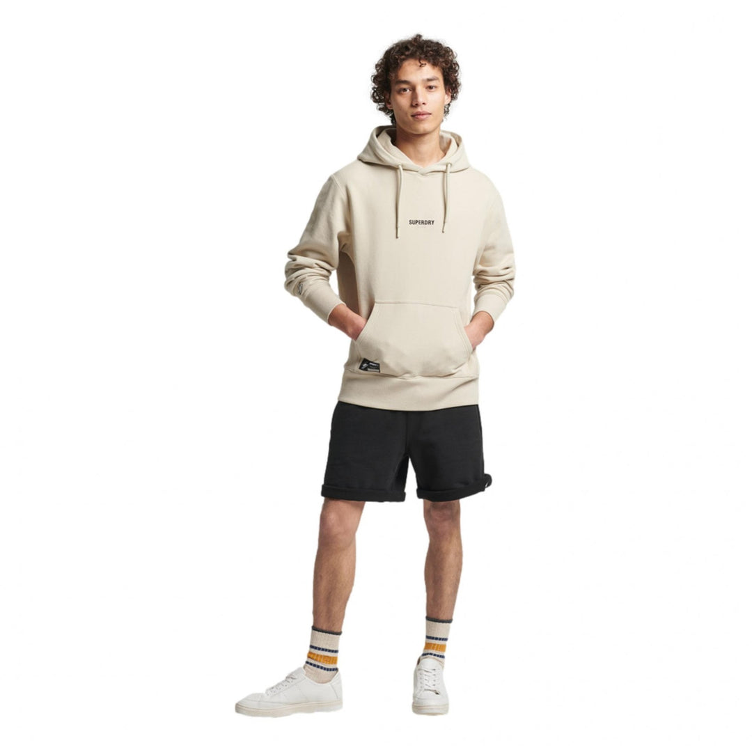 Superdry Code Micro Logo Hoodie - Mens Pullover Hoodie