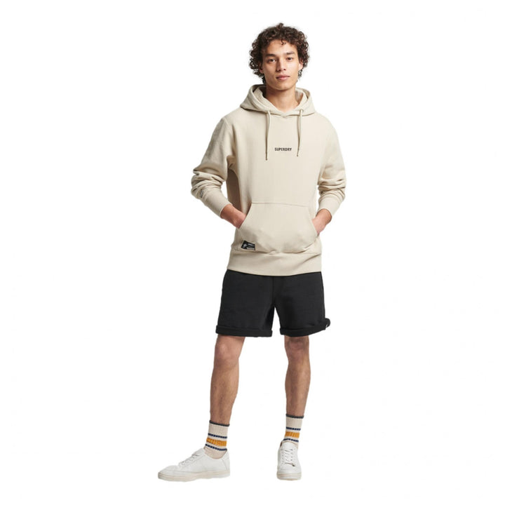 Superdry Code Micro Logo Hoodie - Mens Pullover Hoodie
