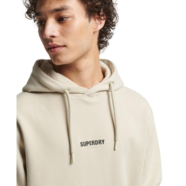 Superdry Code Micro Logo Hoodie - Mens Pullover Hoodie