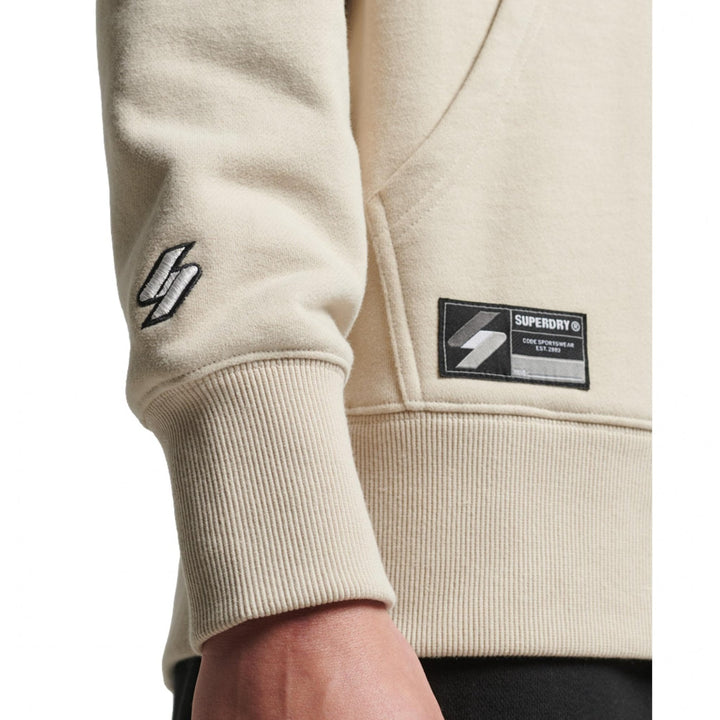Superdry Code Micro Logo Hoodie - Mens Pullover Hoodie