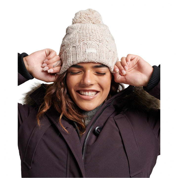 Superdry Knit Bobble Beanie - Women&