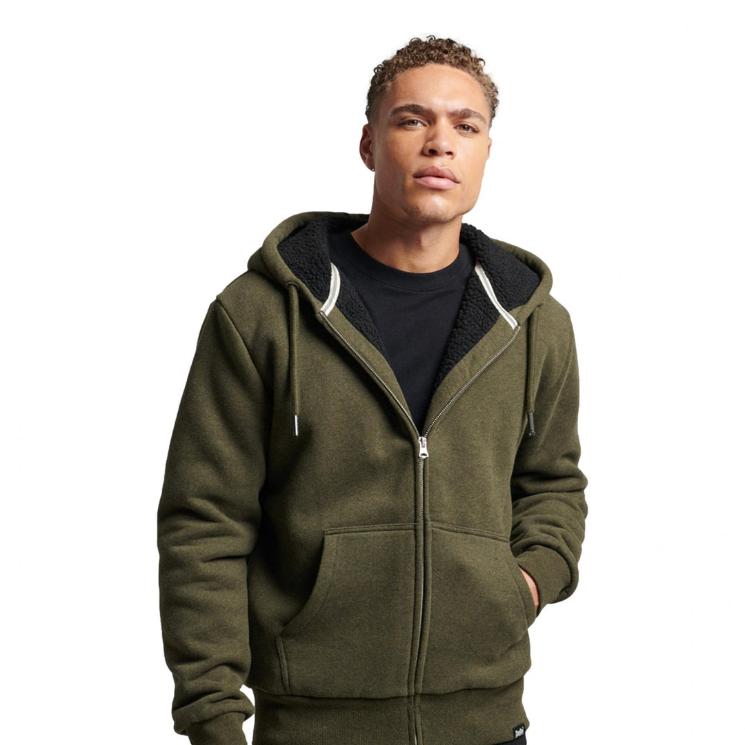 Superdry Essential Borg Lined Zip Hoodie