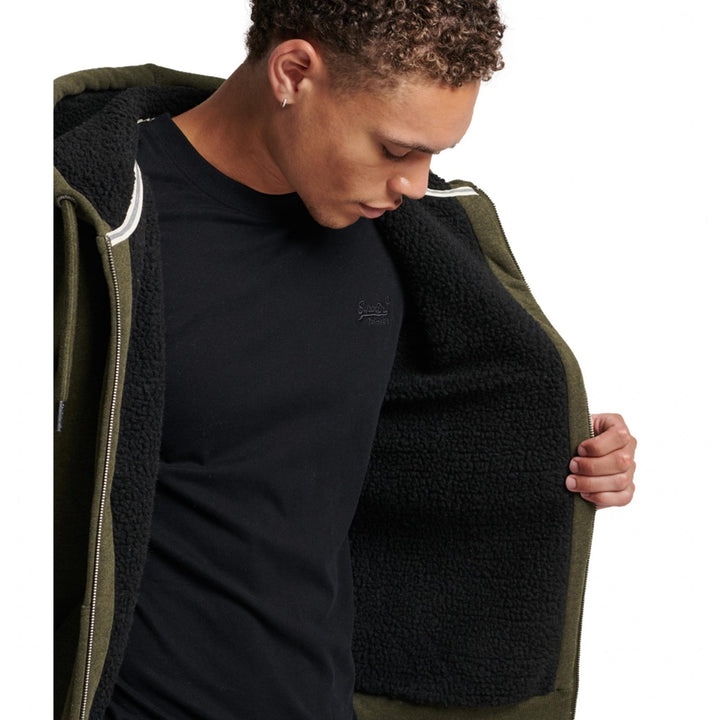 Superdry Essential Borg Lined Zip Hoodie