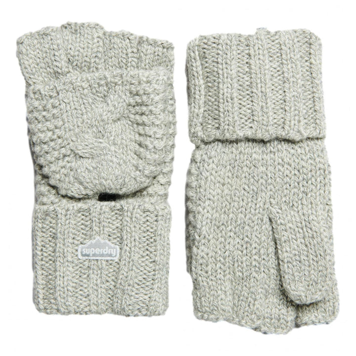 Superdry Vintage Cable Gloves - Unisex Winter Gloves - Mittens
