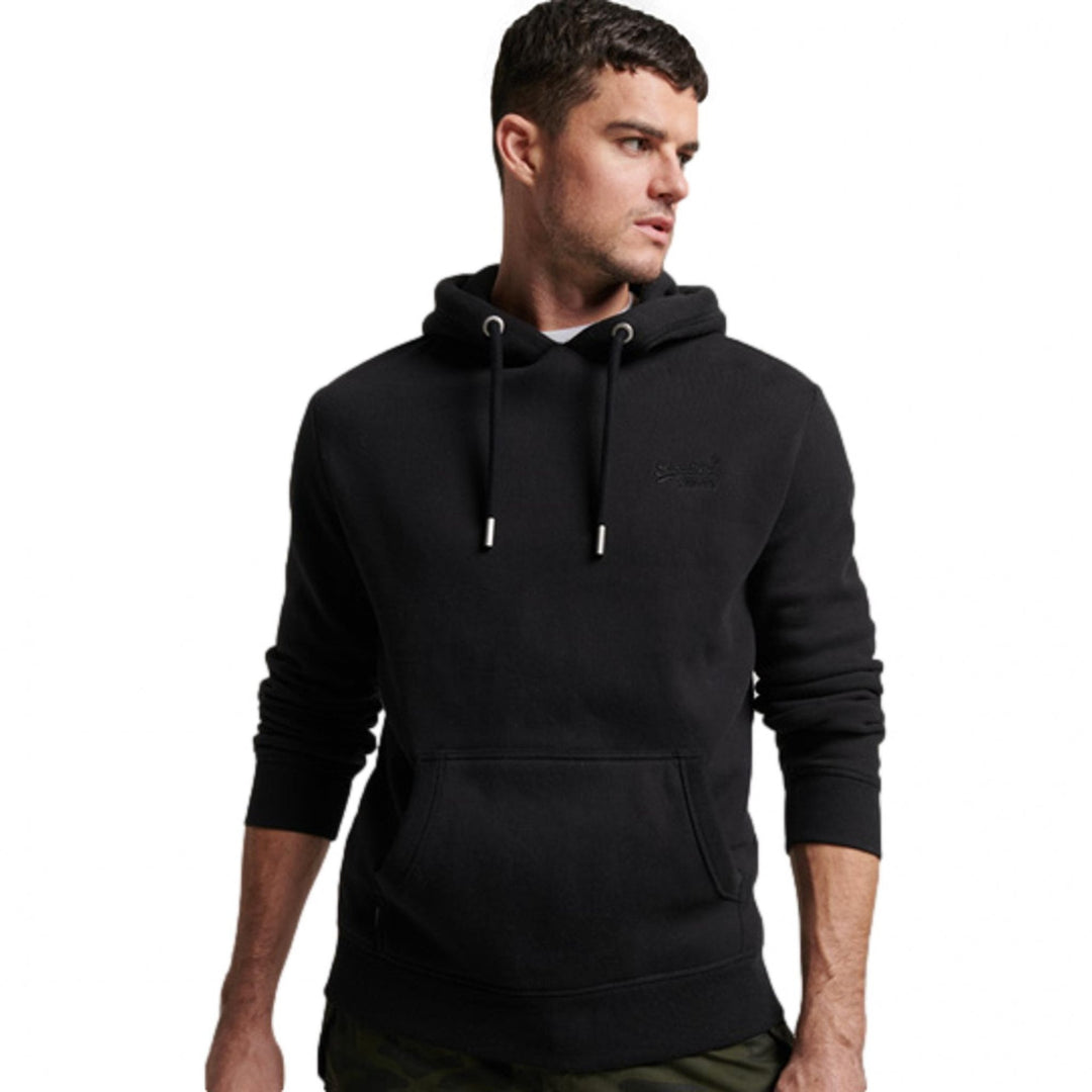 Superdry Logo Embroidered Hoodie - Men&