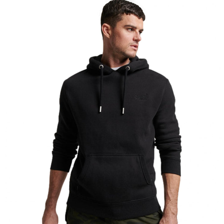Superdry Logo Embroidered Hoodie - Men&