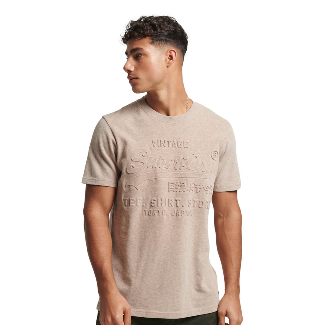 Superdry Vintage Logo Embossed T-Shirt