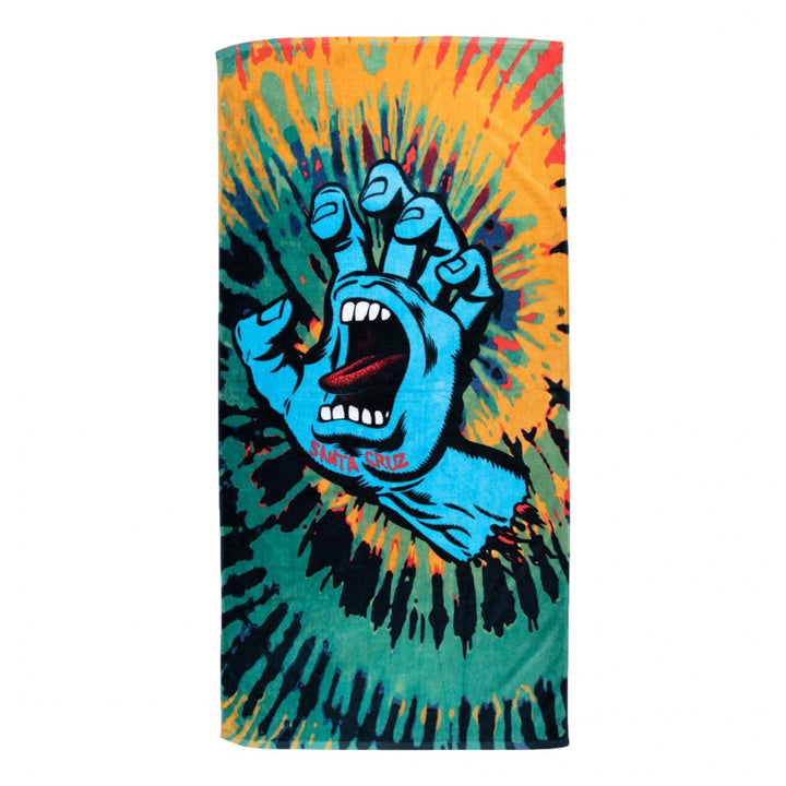 Santa Cruz Screaming Hand Beach Towel
