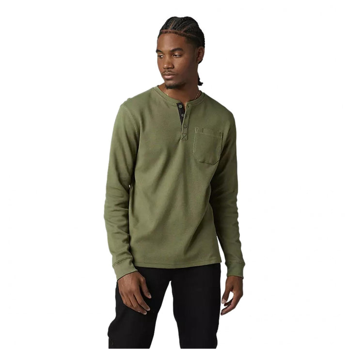 Fox Grunt Work Thermal Henley Long Sleeved T-Shirt
