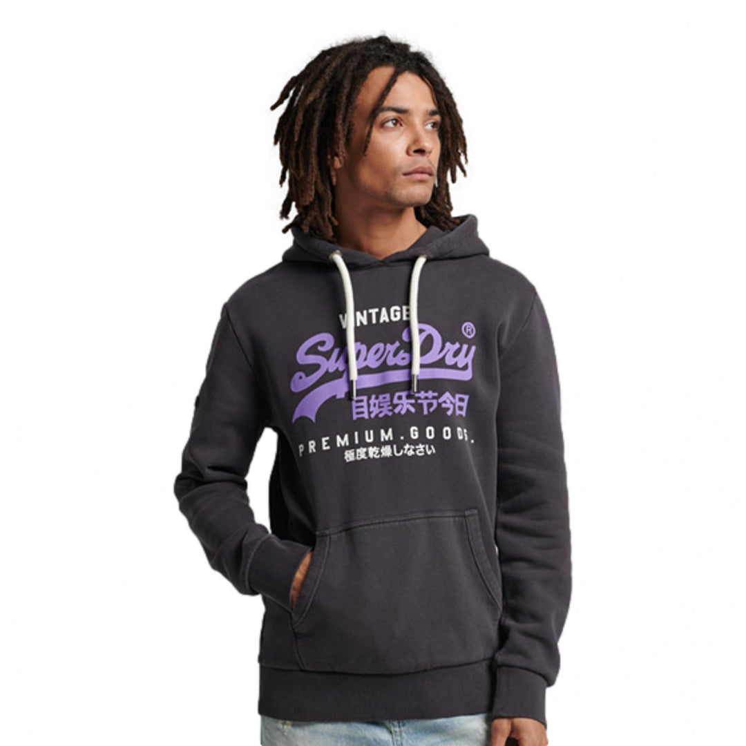 Superdry Vintage Logo Premium Overdyed Hoodie