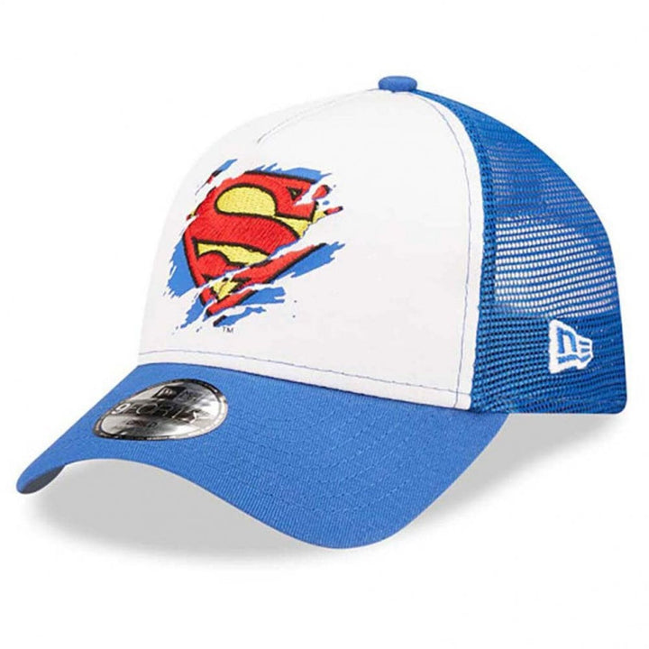New Era Superman Kids A-Frame Trucker Cap