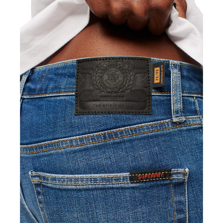 Superdry Organic Cotton Slim Straight Jeans