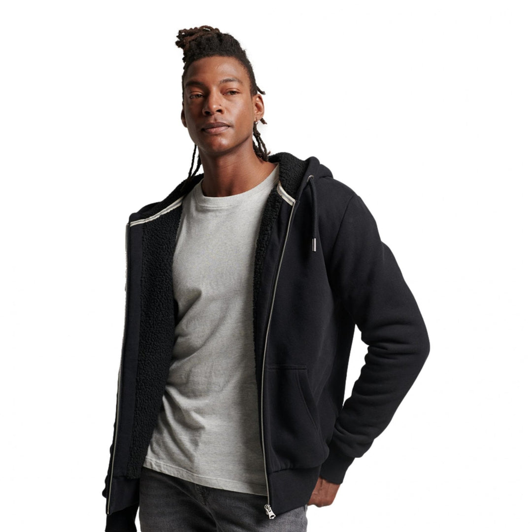 Superdry Essential Borg Lined Zip Hoodie
