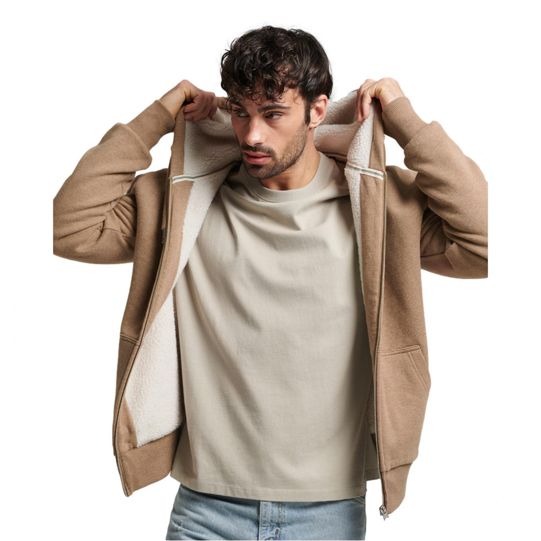 Superdry Essential Borg Lined Zip Hoodie