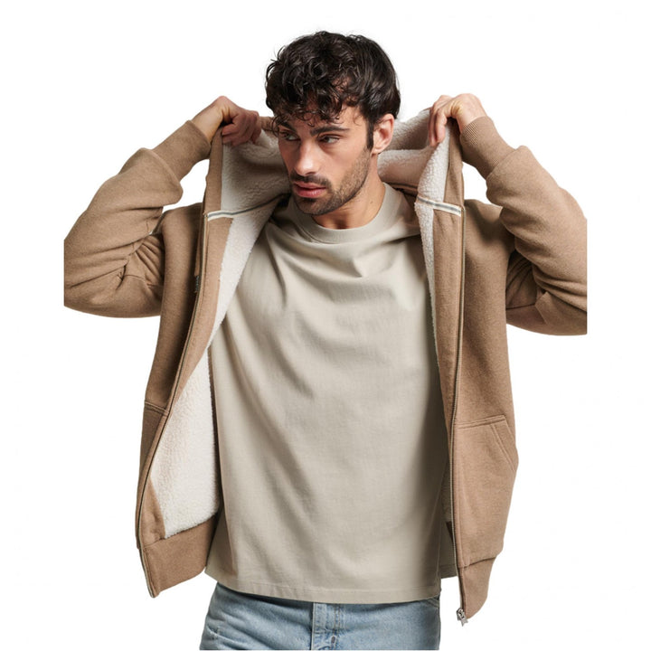 Superdry Essential Borg Lined Zip Hoodie