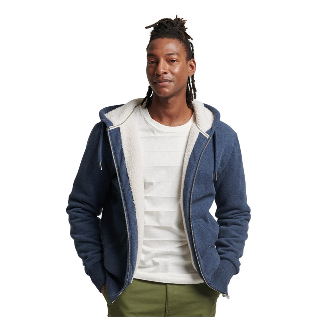 Superdry Essential Borg Lined Zip Hoodie