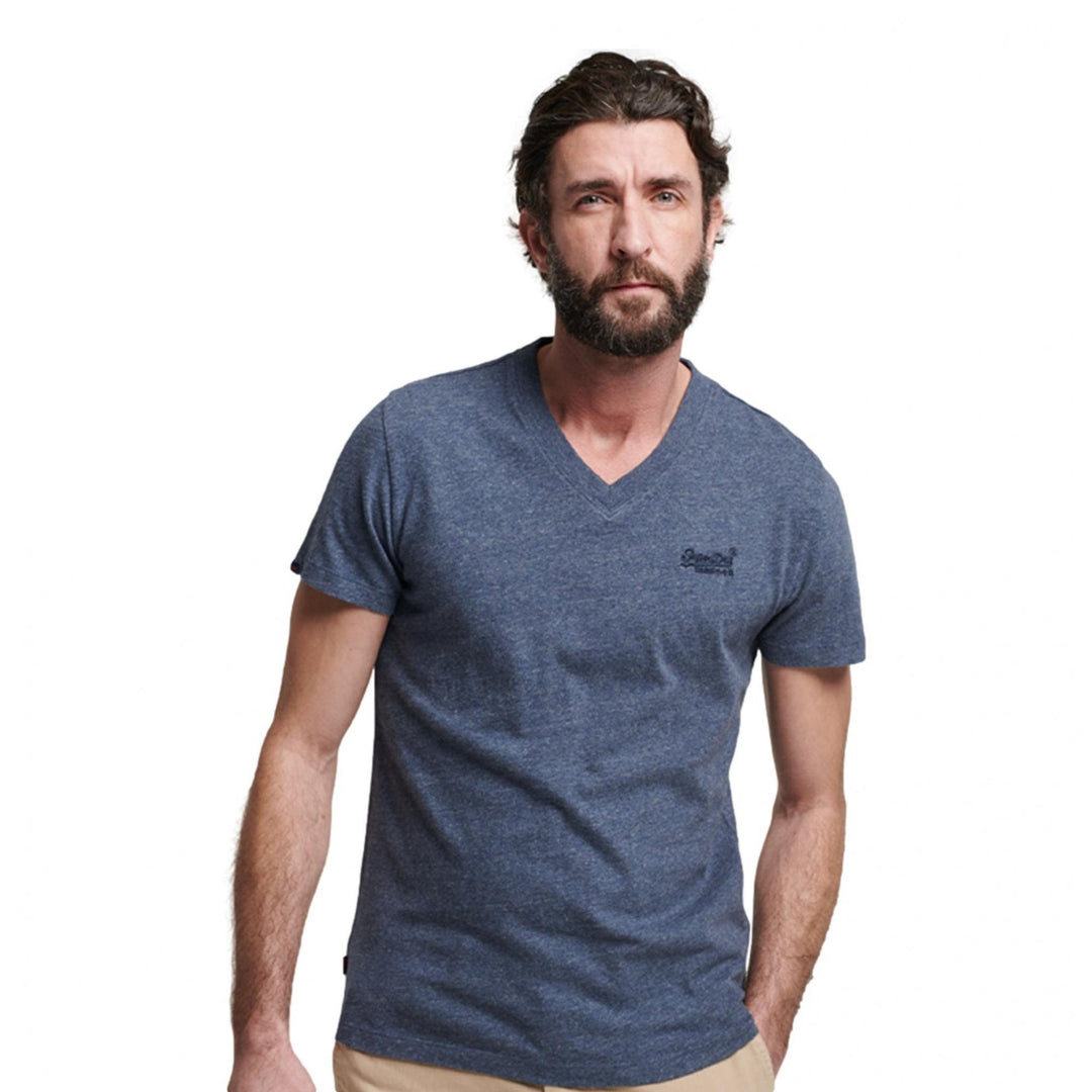 Superdry Organic Cotton Vintage Logo V-Neck T-Shirt