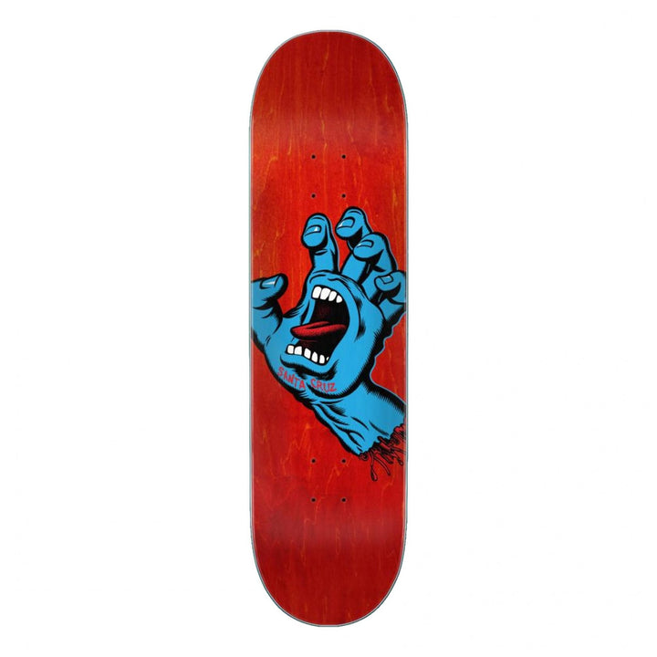 Santa Cruz Screaming Hand Skateboard Deck 8"