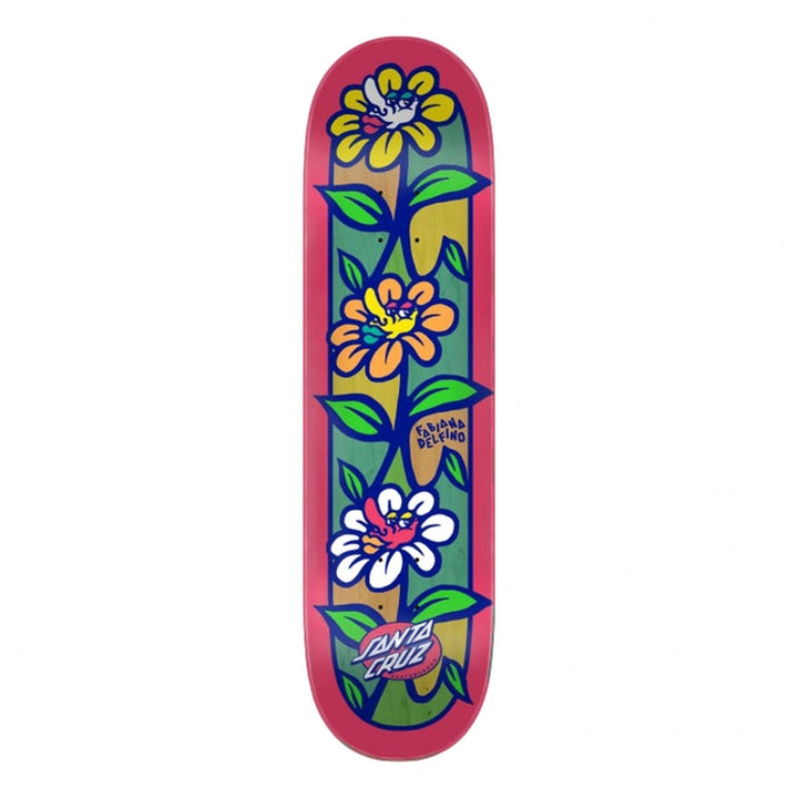 Santa Cruz Delfino Flower Crew VX Skateboard Deck 8.25"