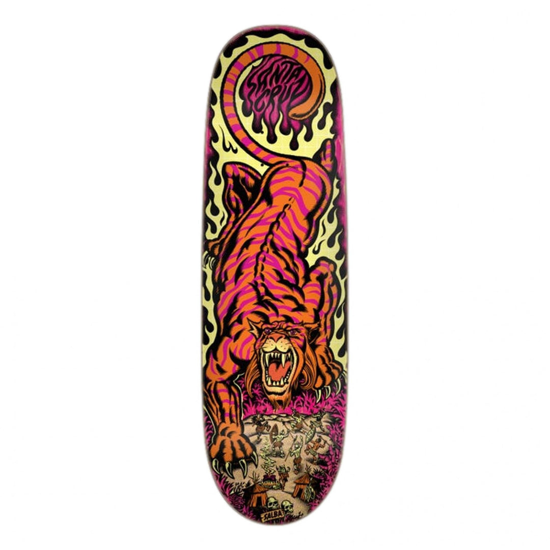 Santa Cruz Salba Tiger Pop VX Skateboard Deck 9.25"