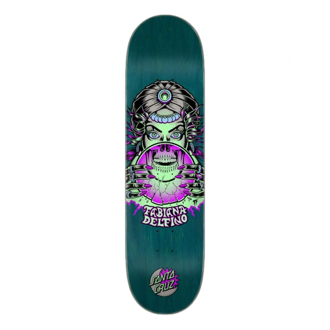 Santa Cruz Delfino Fortune Teller Glow VX Skateboard Deck 8.25"