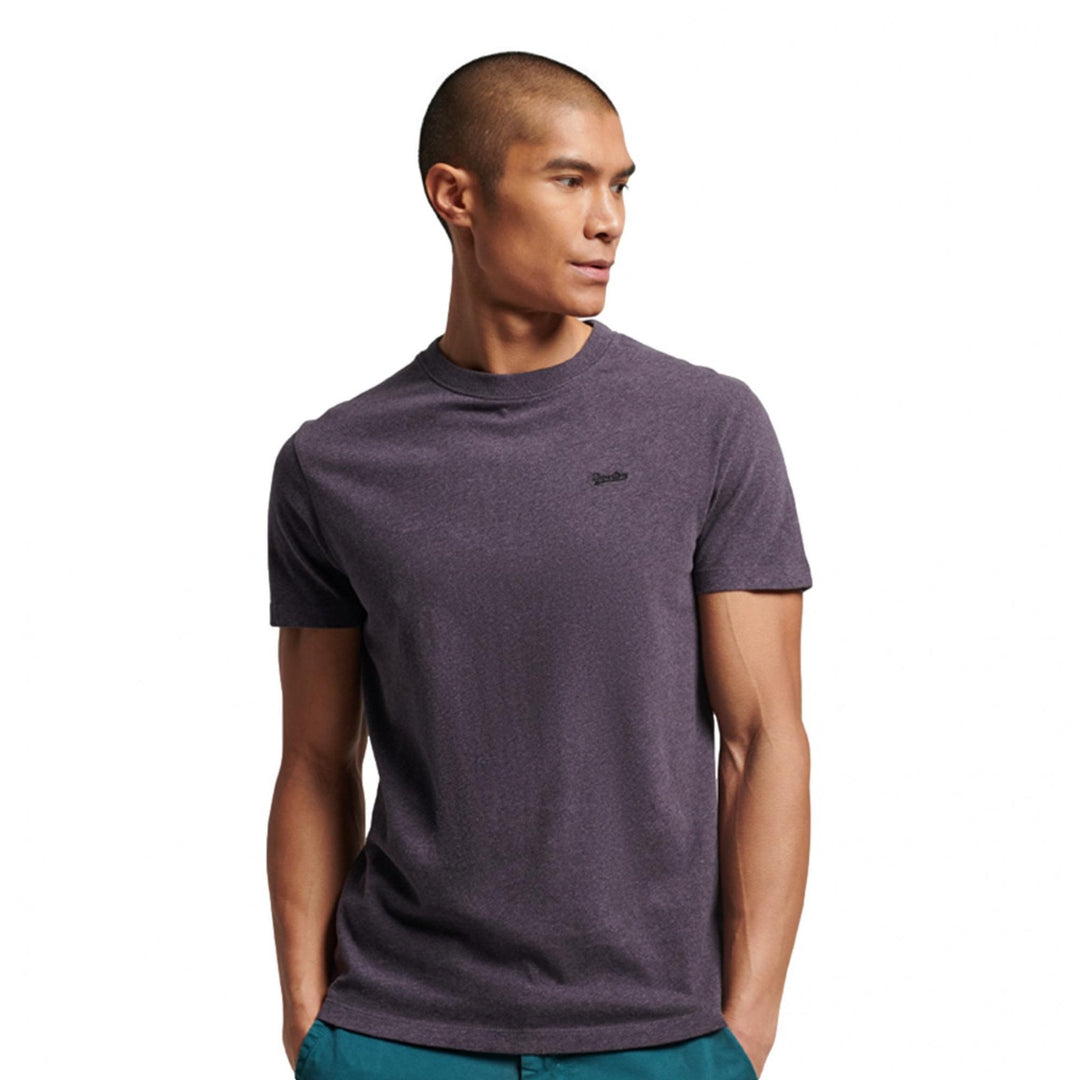 Superdry Mens Organic Cotton Essential Micro Logo T-Shirt