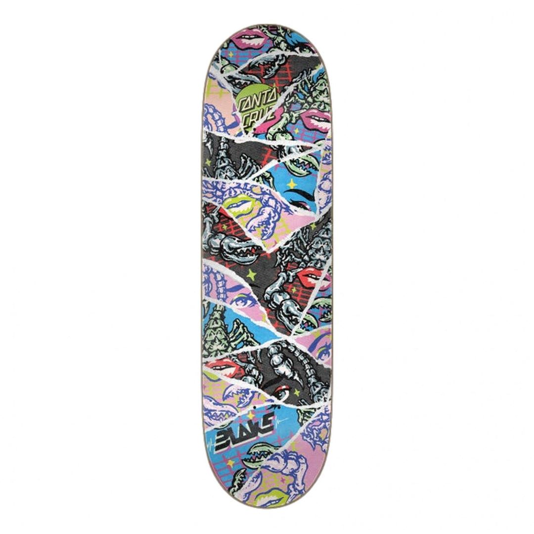 Santa Cruz Johnson Misprint Danger Zone VX Everslick Skateboard Deck 8.6"