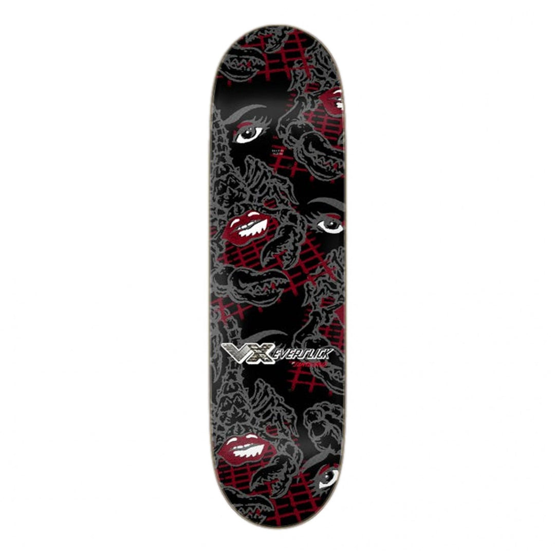 Santa Cruz Johnson Misprint Danger Zone VX Everslick Skateboard Deck 8.6"