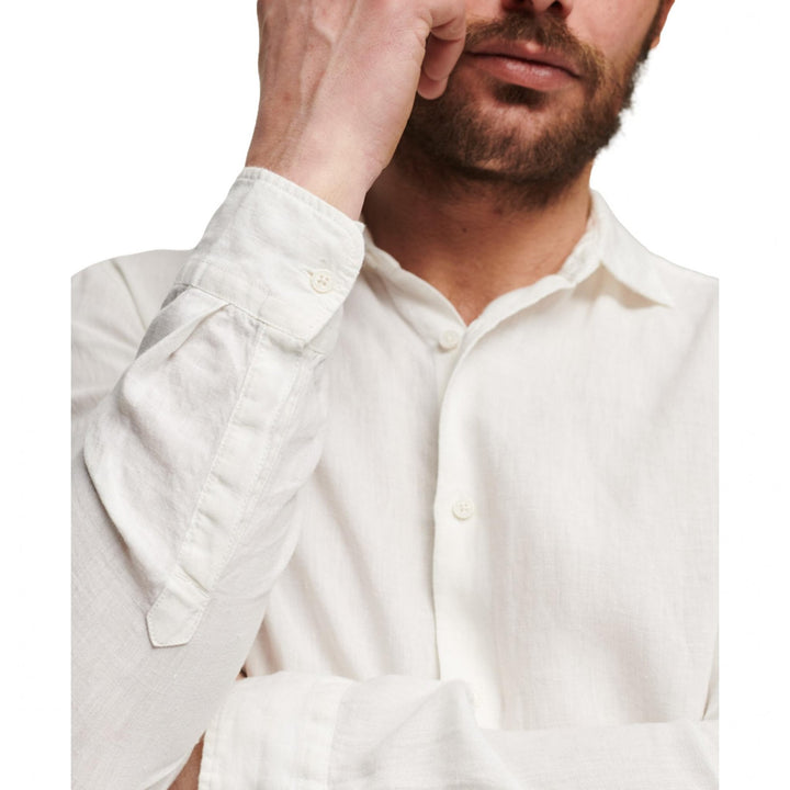 Superdry Casual Linen Long Sleeve Shirt
