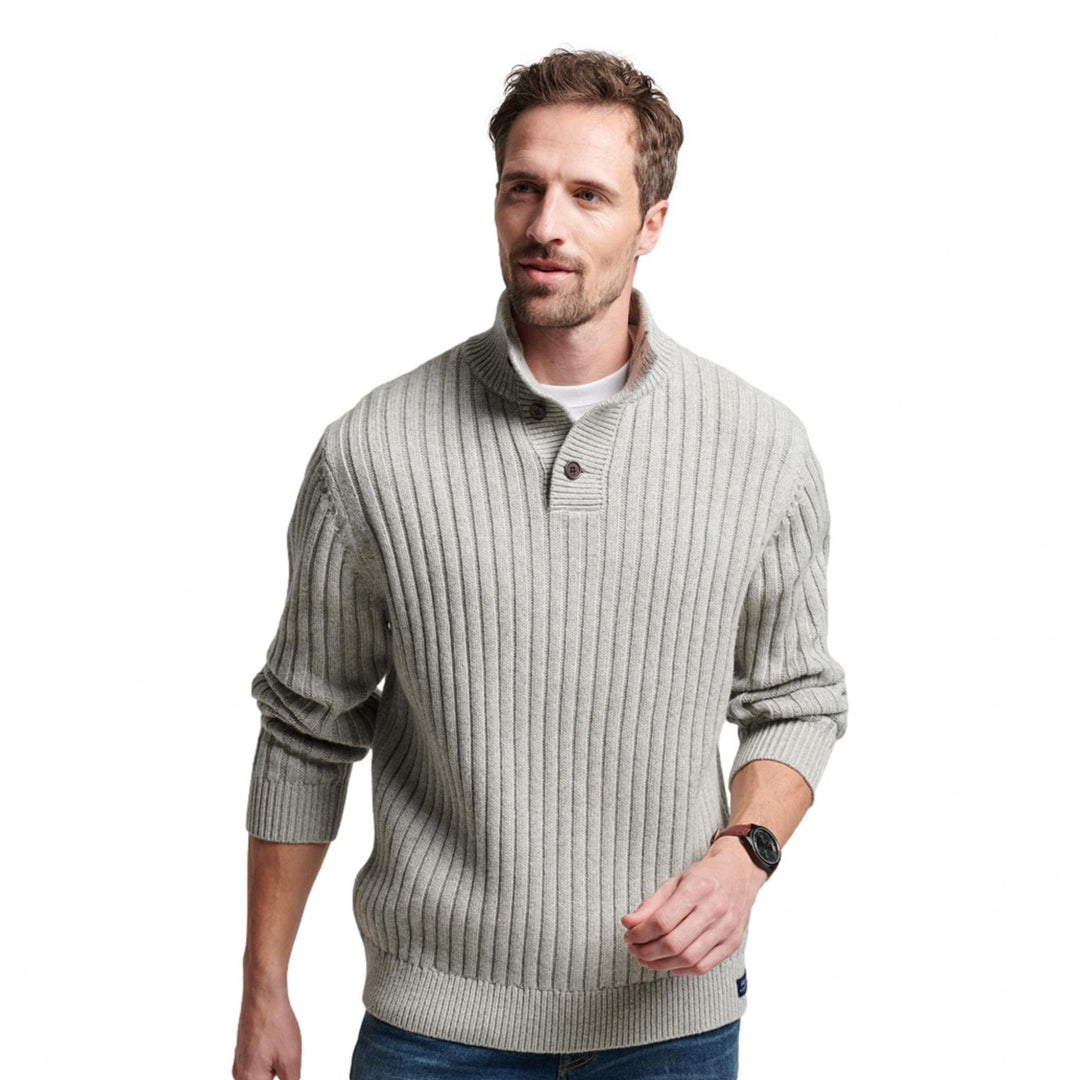 Superdry Ribbed Henley Jumper