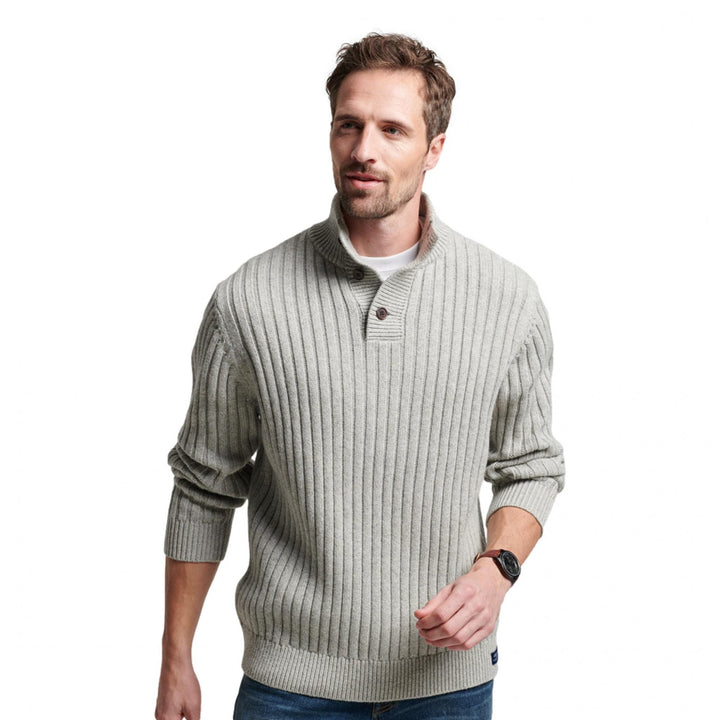 Superdry Ribbed Henley Jumper