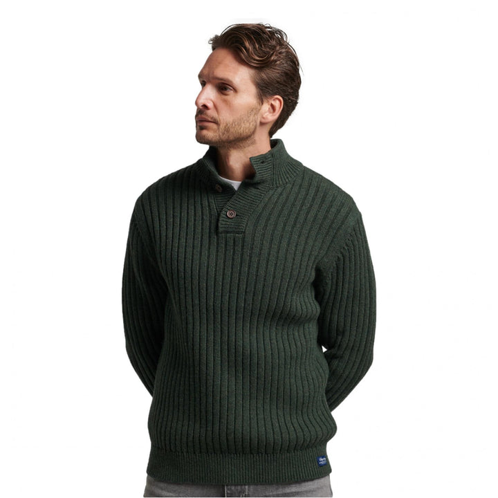 Superdry Ribbed Henley Jumper