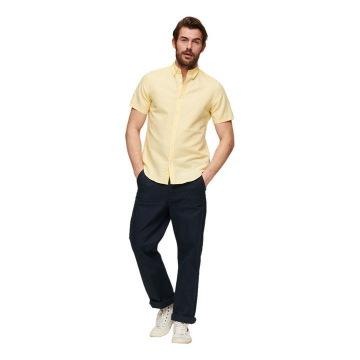 Superdry Organic Cotton Linen Short Sleeve Shirt