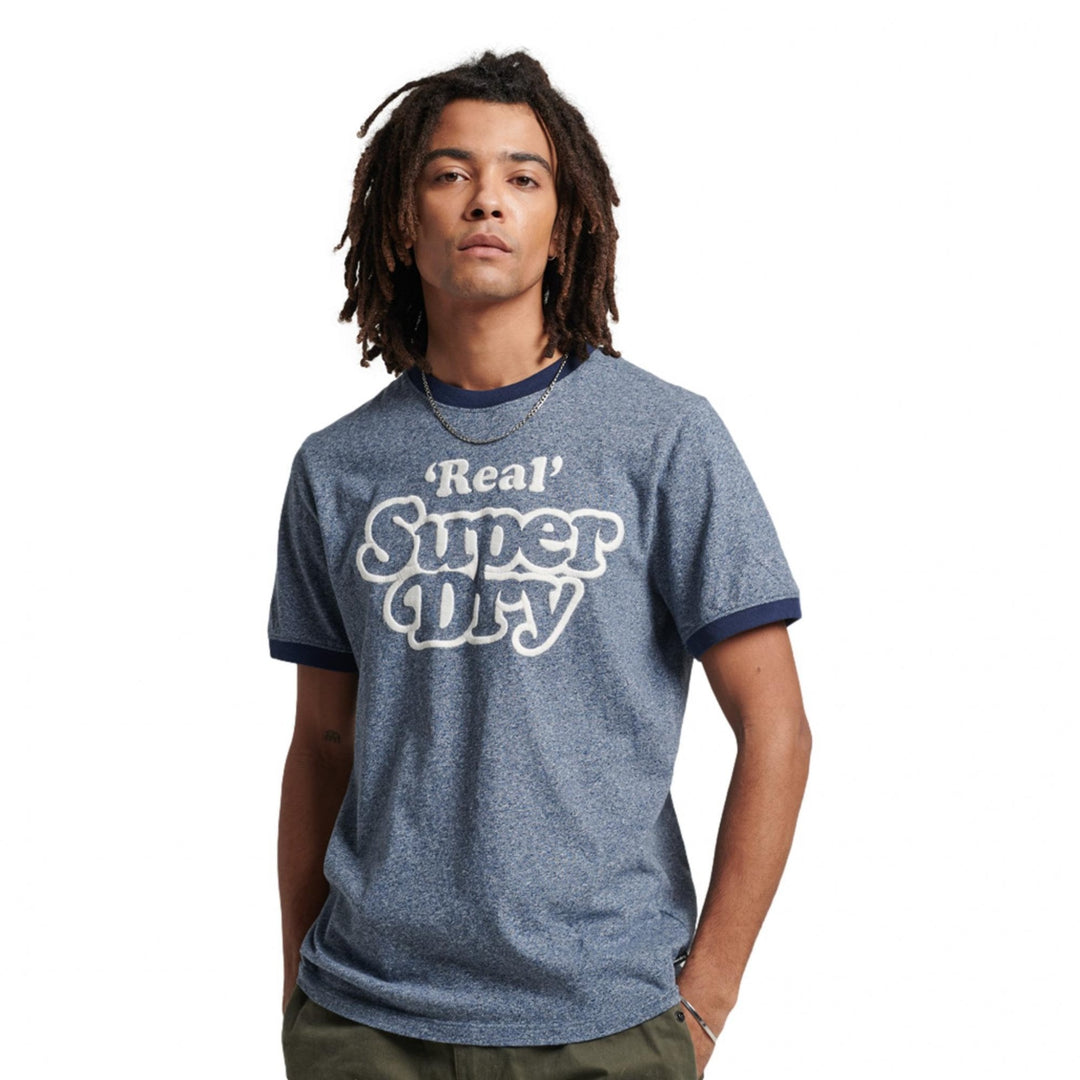 Superdry Organic Cotton Vintage Cooper Class Ringer T-Shirt