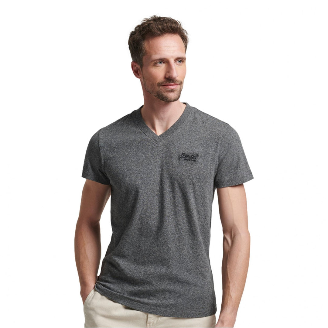 Superdry Organic Cotton Vintage Logo V-Neck T-Shirt