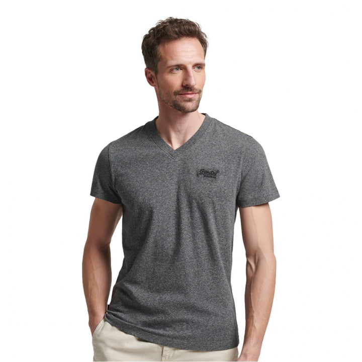 Superdry Organic Cotton Vintage Logo V-Neck T-Shirt