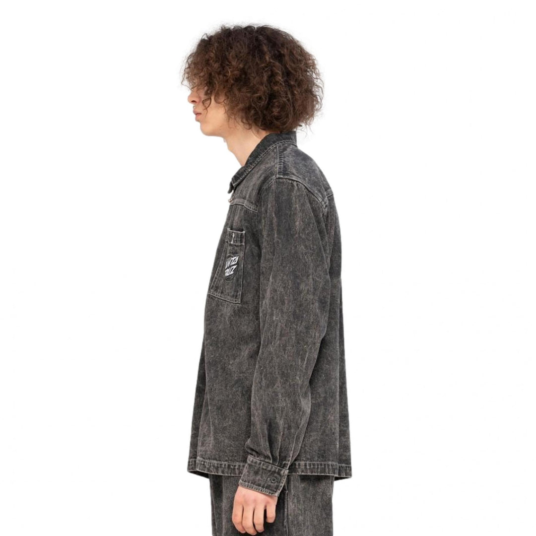 Santa Cruz Oval Dot Mono Crime Long Sleeve Shirt