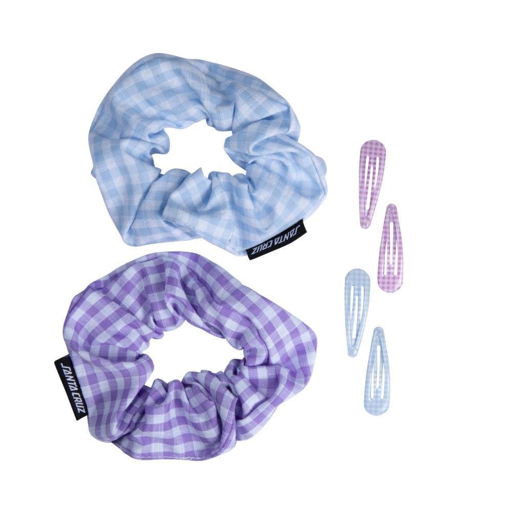 Santa Cruz Gingham Strip Hair Set