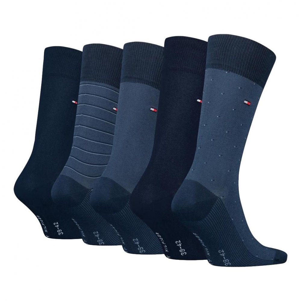 Tommy Hilfiger Birdeye Giftbox 5 Pack Socks