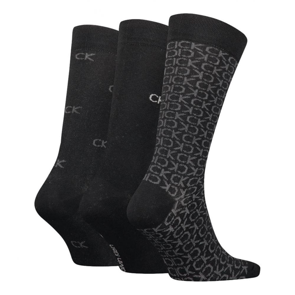 Calvin Klein Logo Giftbox 3 Pack Socks