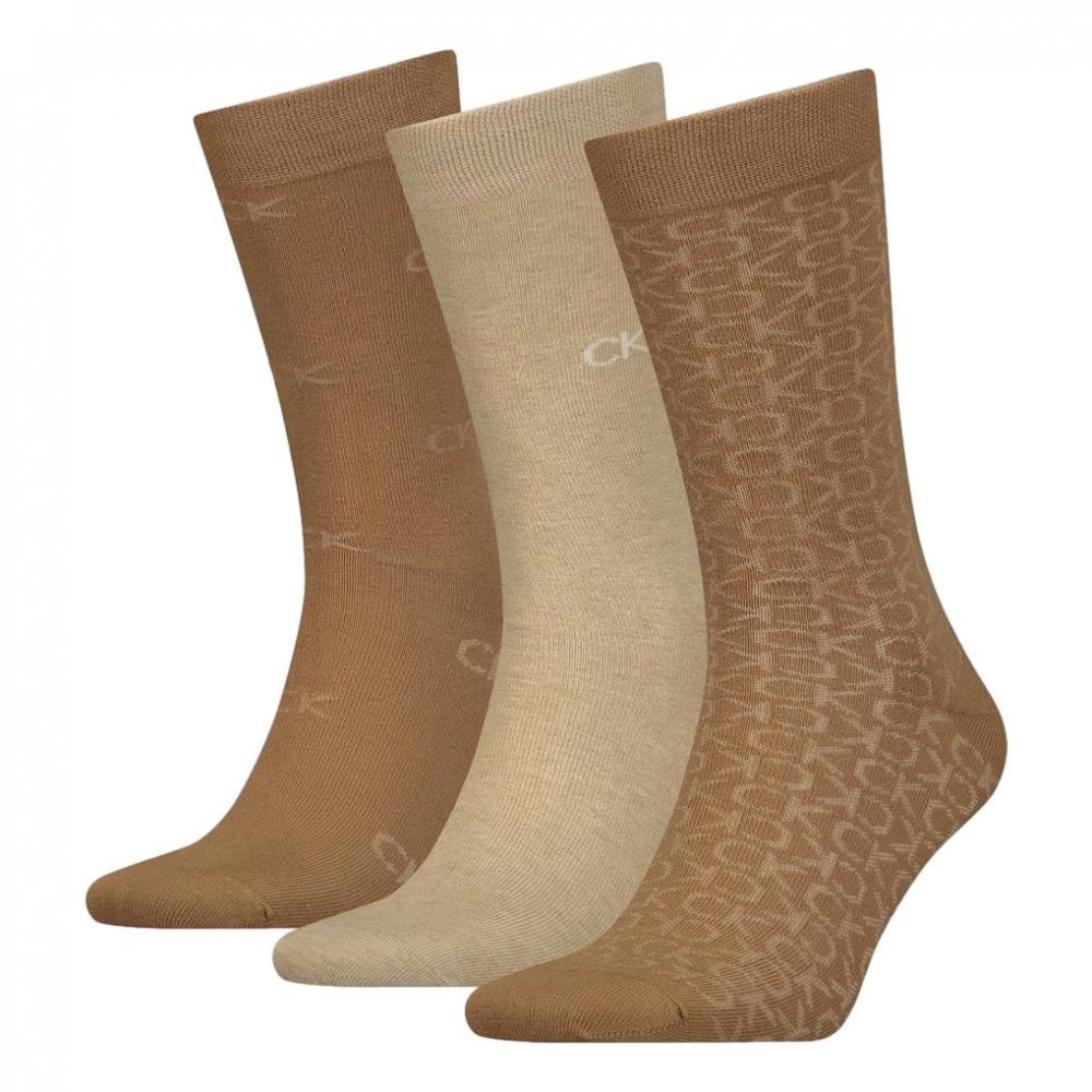 Calvin Klein Logo Giftbox 3 Pack Socks